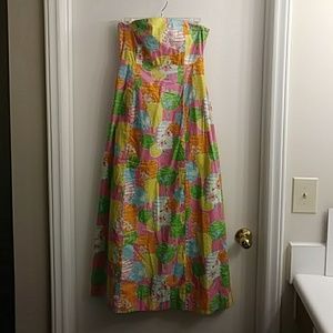 Floor Length Strapless Lilly Dress